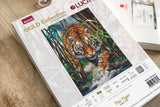 Counted Cross Stitch Kit Luca-S Gold - The Tiger, B2406