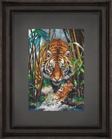 Counted Cross Stitch Kit Luca-S Gold - The Tiger, B2406