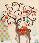 Counted Cross Stitch Kit , New Year's courier, VT-258