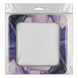 Marbled Purple Plywood Embroidery Hoop with Magnetic Holders (5.5x5.5 IN)