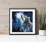 Counted Cross Stitch Kit, Letistitch Midnight snowfall, L9923, New