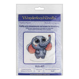 Baby Elephant Cross Stitch Kit: DIY Kawaii Animal Ornament