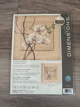 Counted Cross Stitch Kit DIMENSIONS, Oriental Orchids, 35176, Decor Gift Set NEW