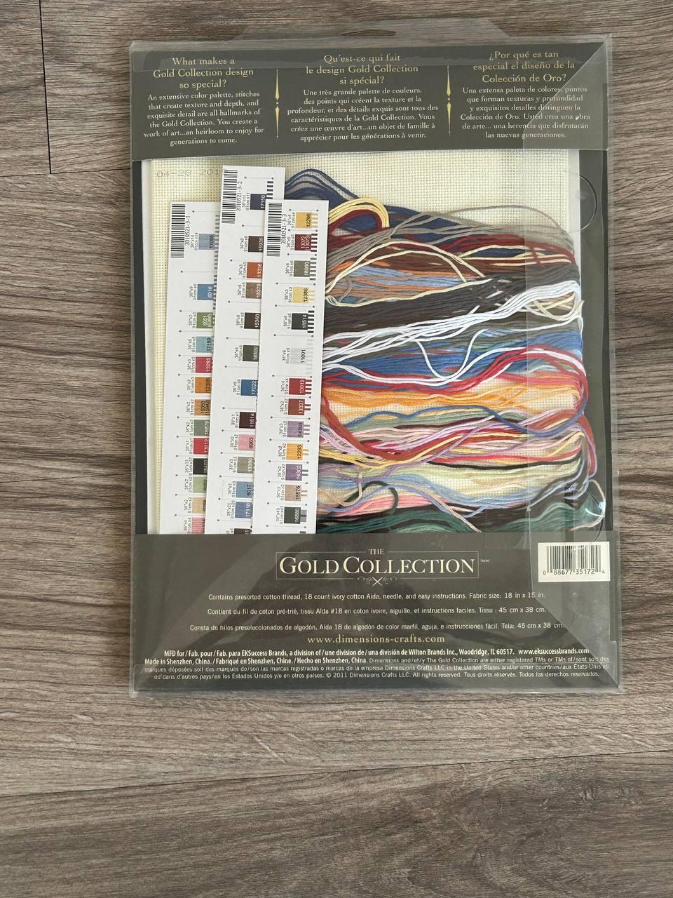 Counted Cross Stitch Kit DIMENSIONS Gold Collection, Twilight Bridge, 35172