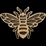 Organizer plywood for beads with magnetic lid, Bee, 12*8.5 cm, ZB-106
