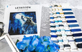 Counted Cross Stitch Kit, Letistitch Midnight snowfall, L9923, New