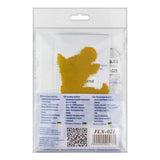 Cross Stitch kit on Plastic Base for Christmas tree, fawn, LX-021. Fast DIY Kit