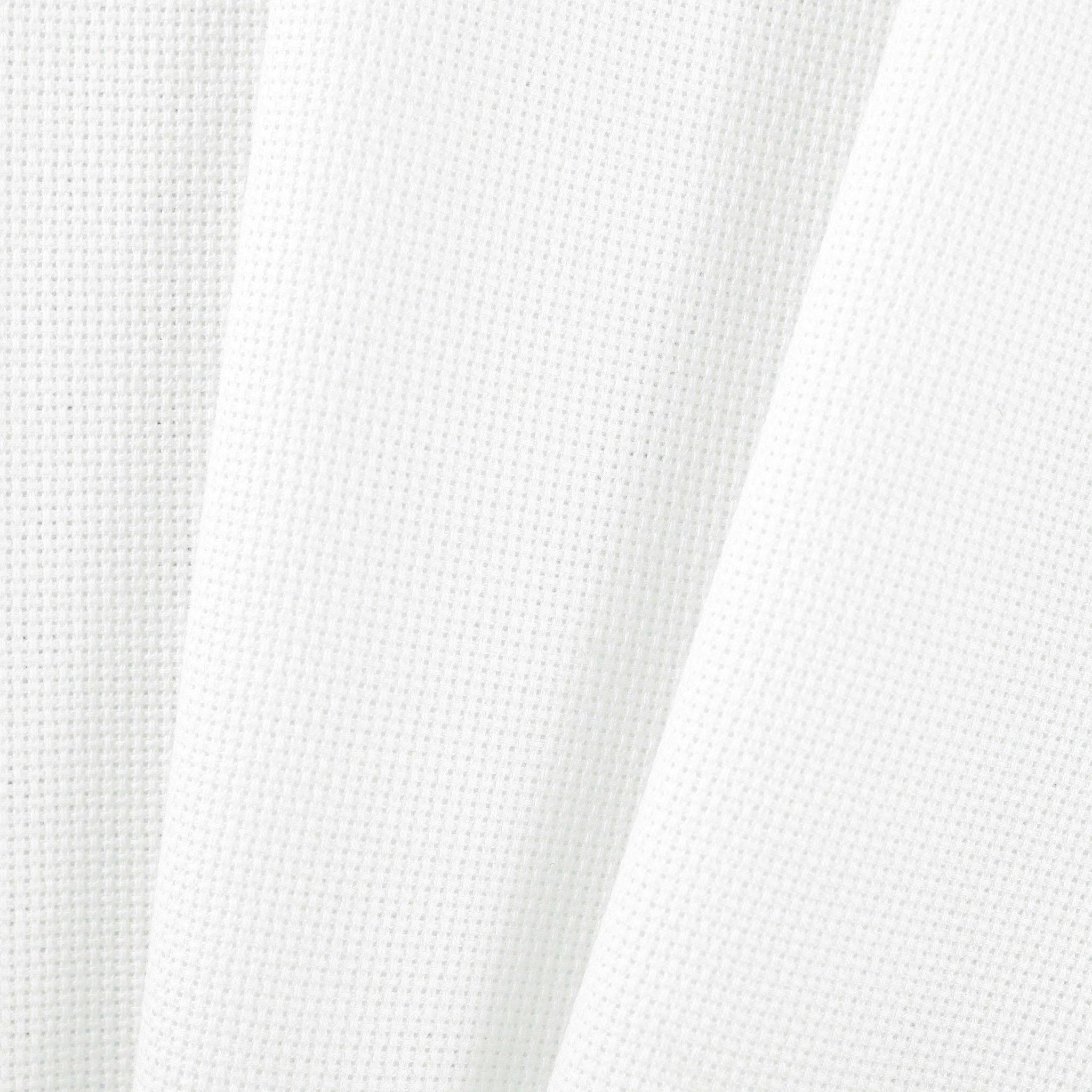 White Aida Cloth: 14 Count Cross Stitch Fabric, Very Soft Cotton