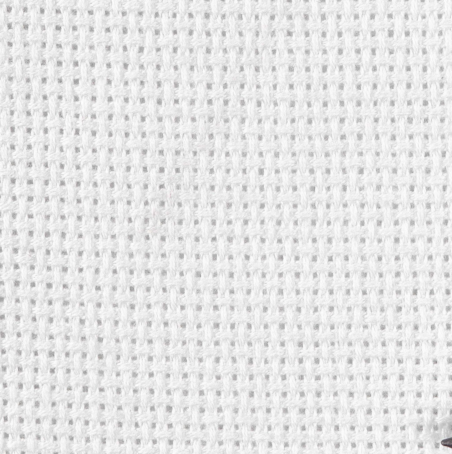 White Aida 18 Count Fabric: very Soft Cotton Cross Stitch Canvas