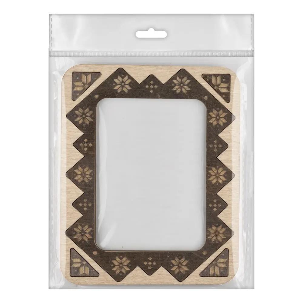 Magnetic Frame for embroidery and needlework, plywood, LIGHT Color, 2.55x3.54 IN