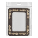 Strong magnetic Frame for embroidery and needlework, plywood, Brown Color, 2.55x3.54 IN (6.5x9 cm)
