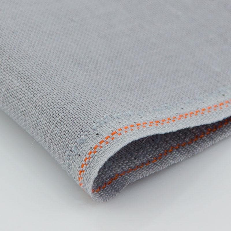 Evenweave cross stitch Linen Fabric 32ct Zweigart Belfast, Pearl Gray, precut