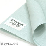 Evenweave cross stitch Linen Fabric 32ct Zweigart Belfast BlueGrey, precut
