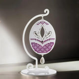 Purple Lotus Beaded Egg Kit on Plastic Base – DIY Spring Ornament with  Pearl