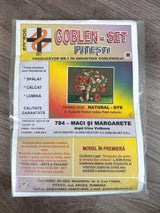 Tapestry Gobelen Point Kit Goblen-Set Poppies and Daisies  784, Goblen stitch kit Rare set.