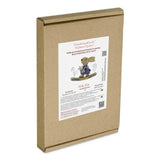 Easter Rabbit Bead Embroidery Kit on wood, DIY Wood Craft