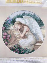 Counted Cross Stitch Kit DIMENSIONS Gold Collection, Serenity's Garden, 70-35287 RARE