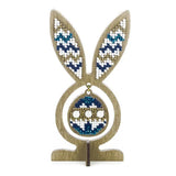 Bead Embroidery Kit: Easter Egg Bunny with Ears, DIY Craft (LK-576)