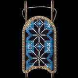 Beaded Sled Stitch Kit: Plywood Embroidery Craft (LK-472)