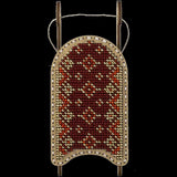Beaded Sled Stitch Kit: Plywood Embroidery Craft (2.2"X4")
