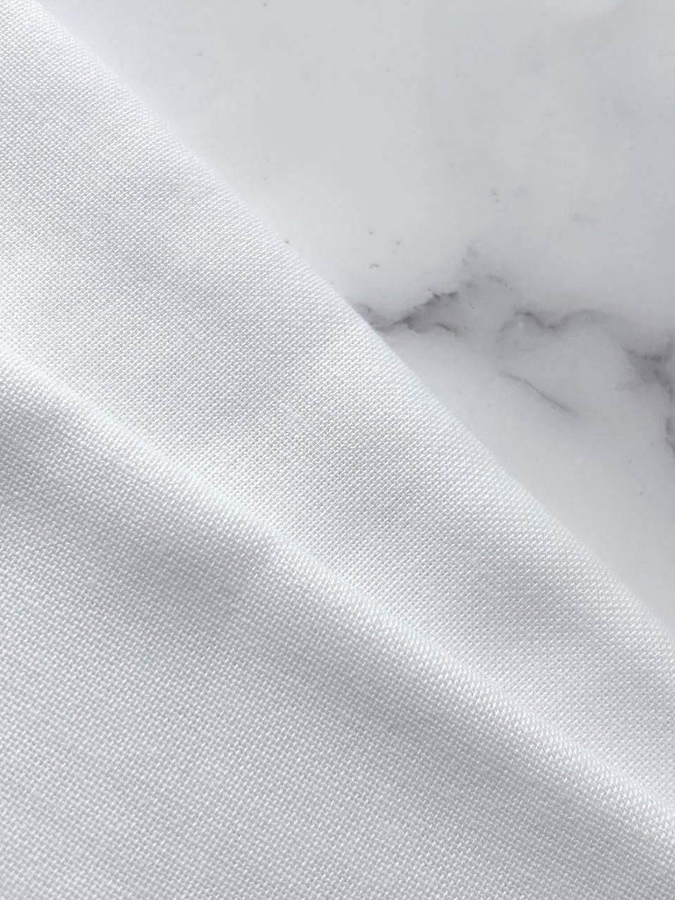 White Evenweave Hemp Fabric: 32ct, Soft Hemp, Cotton ECO Blend canvas