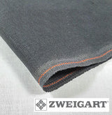 Linen Zweigart Belfast 32 count Charcoal Gray. FQ canvas. 100% Linen. Ideal for Cross Stitch. Different Colors by Zweigart.