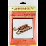 Beaded Sled Stitch Kit: Plywood Embroidery Craft (2.2"X4")