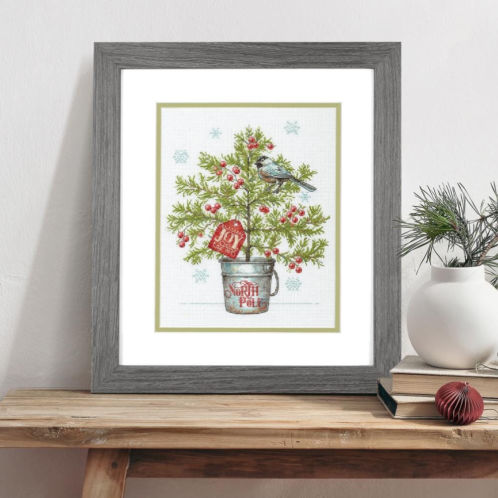 Dimensions Counted Cross Stitch Kit Holliday Tree (16 Count), 70-09624