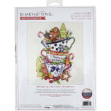 Dimensions Counted Cross Stitch Kit Christmas Tea (14 Count), 70-09625