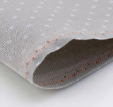32ct Evenweave Fabric: Zweigart Murano Gray Bis/White Dots, Embroidery Material
