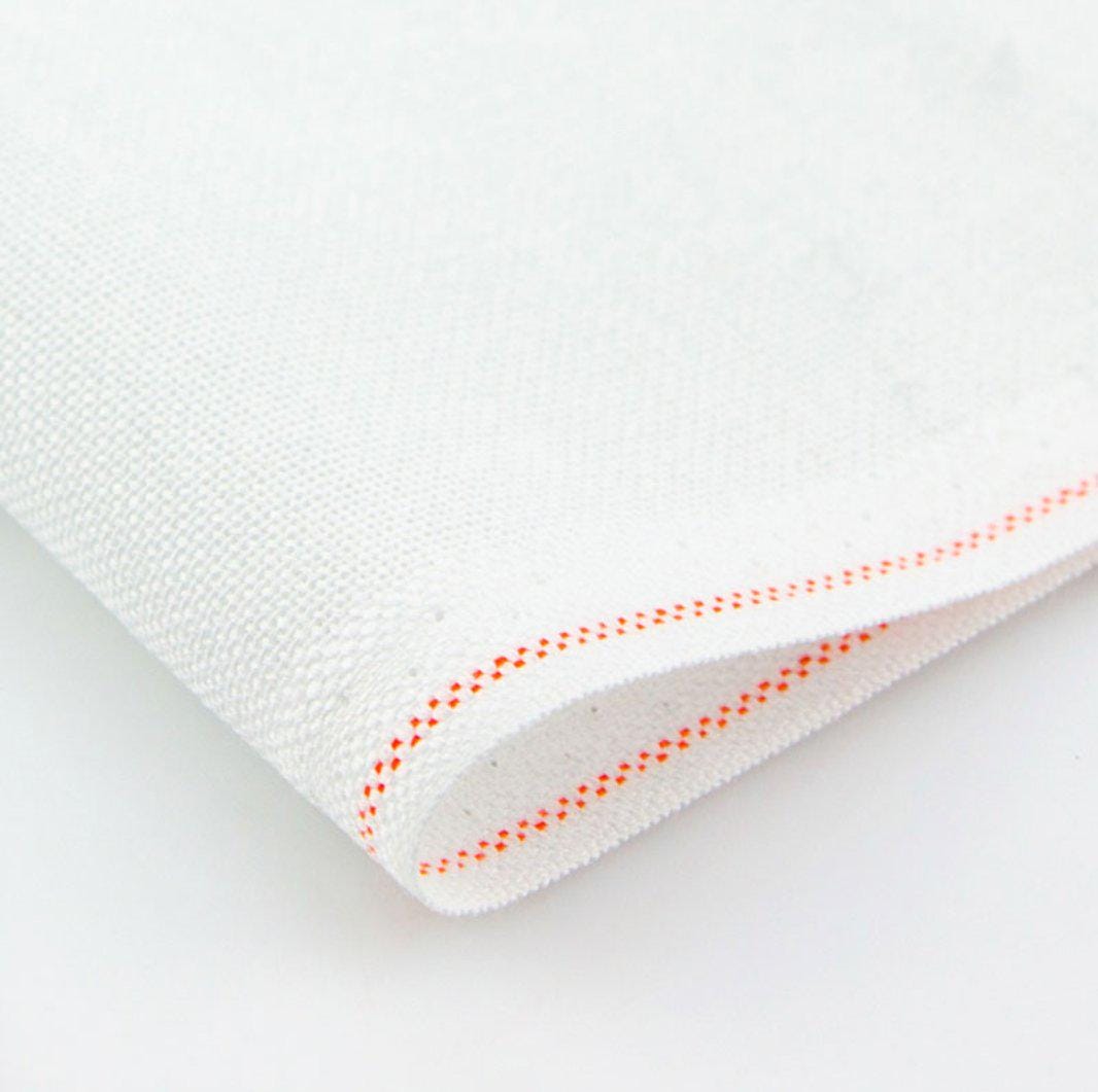 Evenweave Fabric 28ct White, Brittney Lugana: Zweigart Embroidery precut