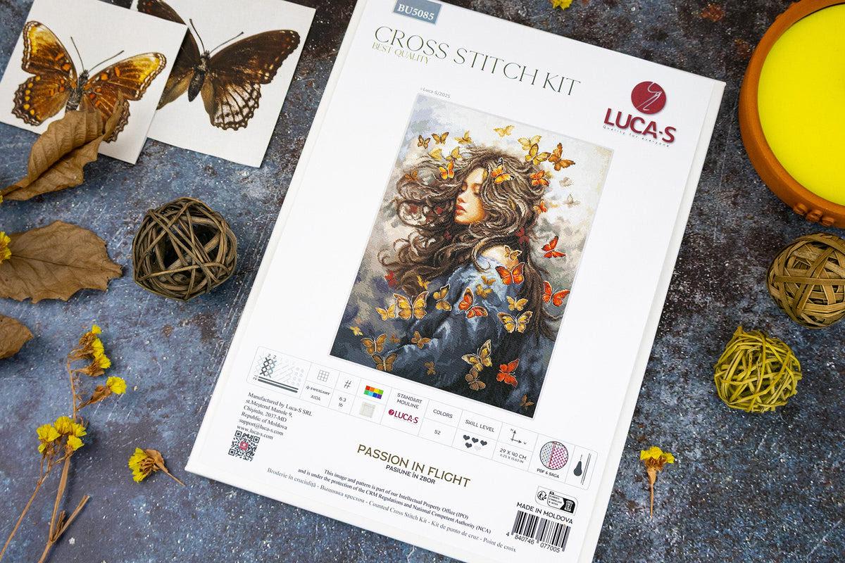 Counted Cross Stitch Kit Luca-S - Passion in Flight, BU5085