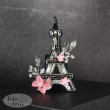 DIY Eiffel Tower Brooch Kit, Bead Embroidery Needlework
