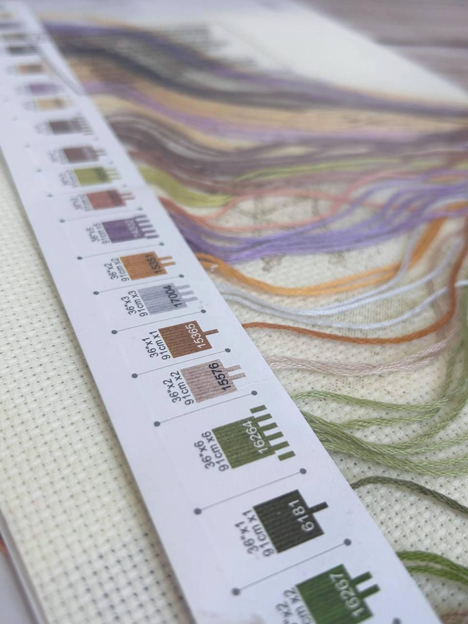 Counted Cross Stitch Kit DIMENSIONS, French Lavender (14 Count), 35071