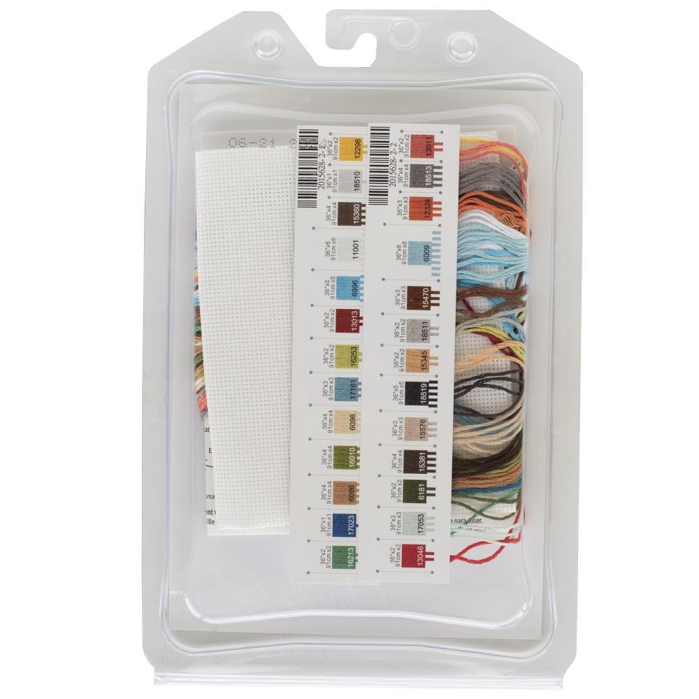 Counted Cross Stitch Kit Dimensions Gold Petite  6"X6" -Dockside (18 Count), 70-65230