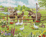 Counted Cross Stitch Kit Luca-S - Donkeys' Yard, BU5087 new 2025
