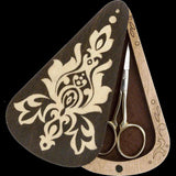 Organizer plywood for scissors with magnetic lid, 3"x5.3" IN, ZB-025