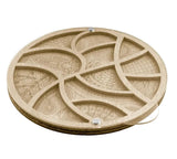 Organizer plywood for beads with magnetic lid, Sea currents, 14.5 cm, ZB-034