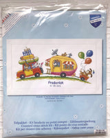 Cross Stitch  Kit, Road Trip Vacation Vervaco, 16"x8.4" (20x18cm), PN-0021746