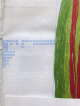 DIY Tablecloth Cross Stitch Kit Toadstools , Vervaco, 32"x32" (80x80cm), PN-0013284 Vervaco Runner