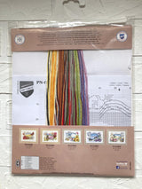 Cross Stitch  Kit, Autumn Stamp Vervaco, 8.4"x6" (21x15cm), PN-0148643