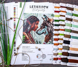 Letistitch Counted Cross Stitch Kit – L9948 Soulbond with 44 Colors