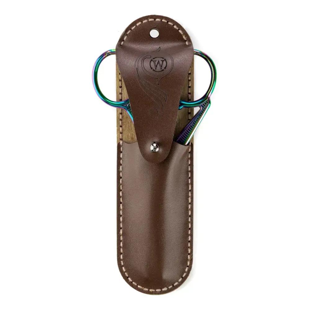 Kit for making a scissor case made from faux leather, 14*4 cm, TL-071