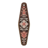 DIY Faux Leather Scissor Case Kit: Pink Ornament Embroidery