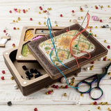 Set for making a needle holder plywood, 12*10*5 cm, TL-074 DIY
