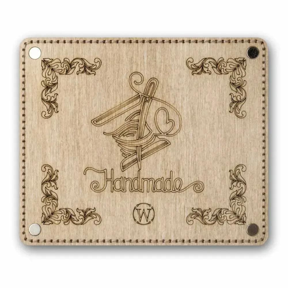 DIY Plywood Needle Holder Kit: Embroidery Design, Magnetic Lid