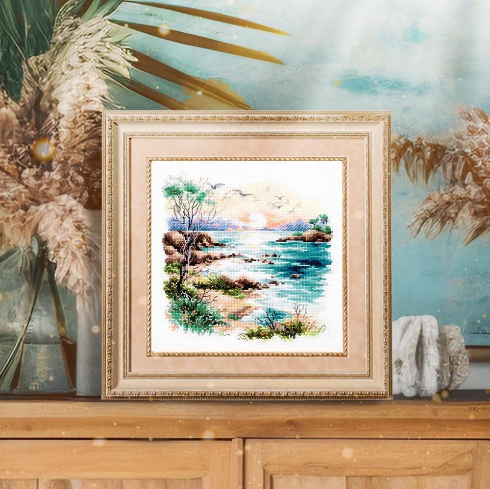 Magic Needle Counted Cross Stitch Kit Sea Sunset, 70-16