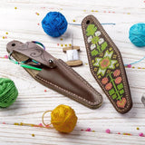 Kit for making a scissor case made from faux leather, 15*4 cm, TL-070