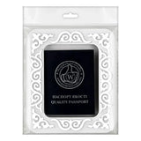 Plastic Magnetic Frame for embroidery and needlework, , white and silver ornament, 2.55x3.54 IN