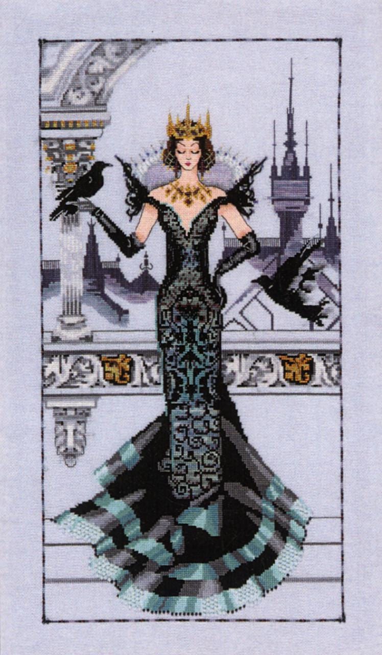 Mirabilia - The Raven Queen cross stitch pattern only, MD-139